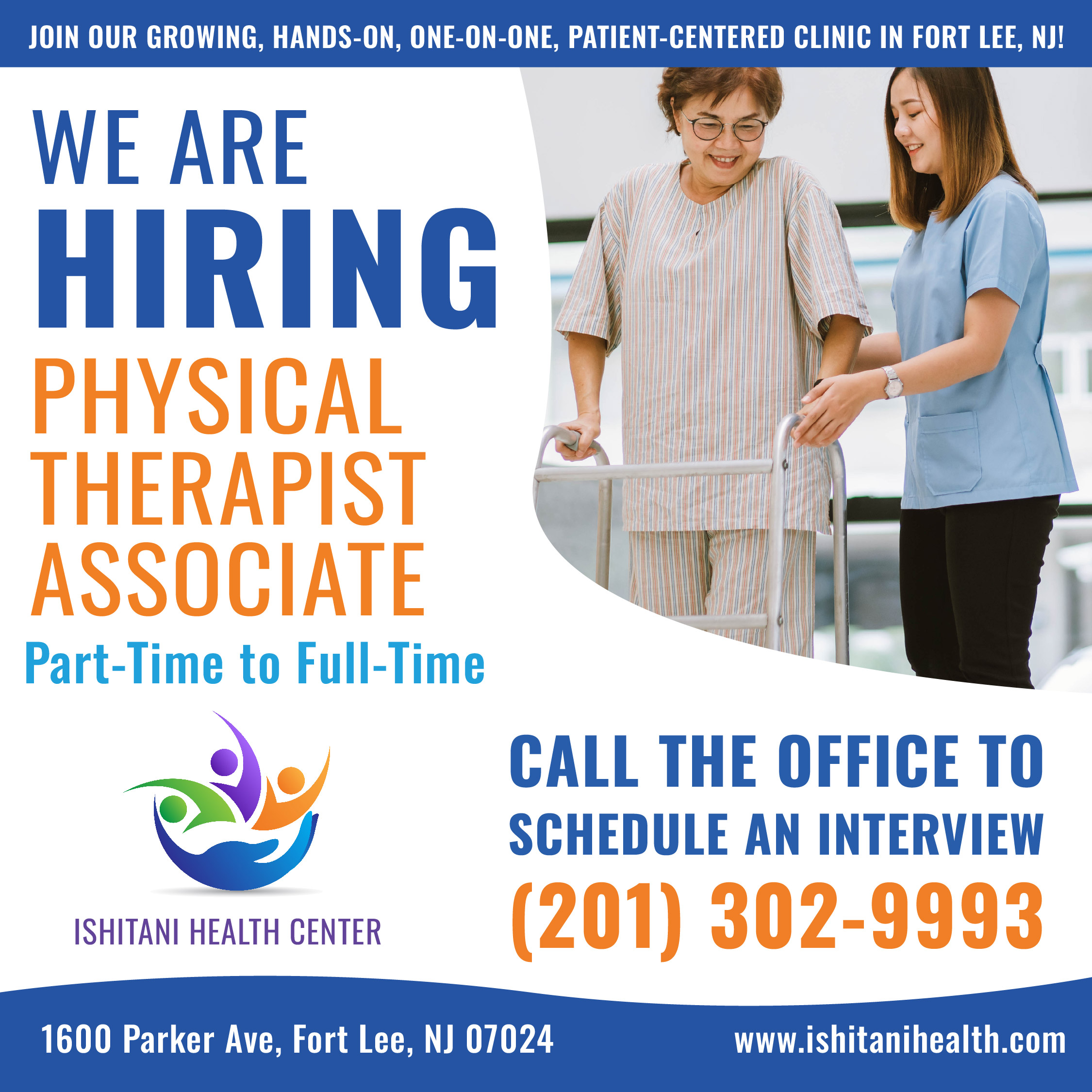 Ishitani Health Center - Career Opportunity - Physical Therapist Position Ishitani Health Center - Career Opportunity - Physical Therapist Position