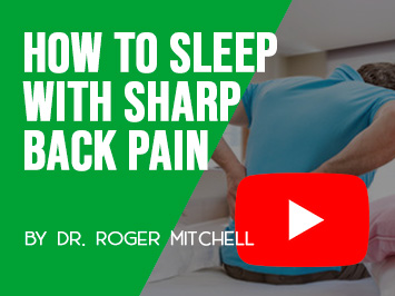 How to sleep with sharp back pain